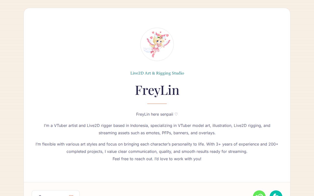 Carrd profile picture for @freylin